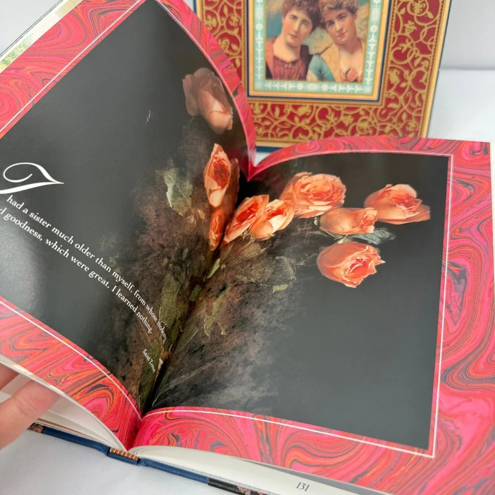 Victoria No Friend Like A Sister Floral Journal VTG Gift in Box Book Inscribed**